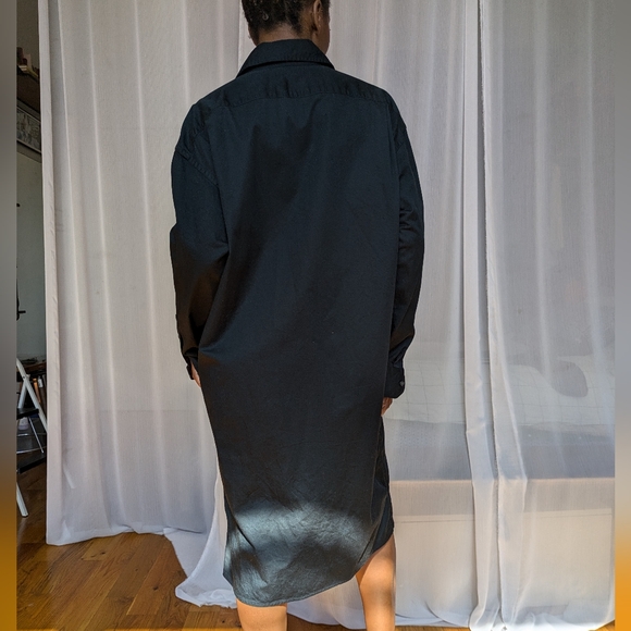 Uniqlo U Black Shirt Dress | Size S - Picture 5 of 8